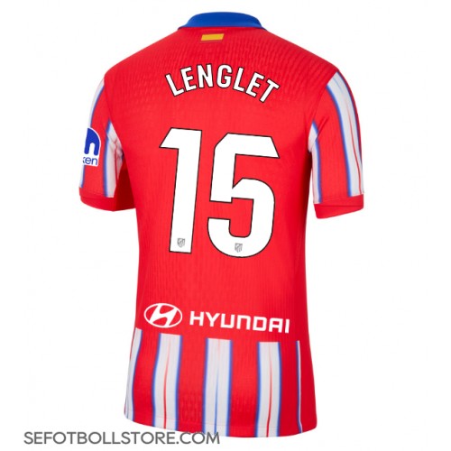 Atletico Madrid Clement Lenglet #15 Replika Hemmatröja 2024-25 Kortärmad